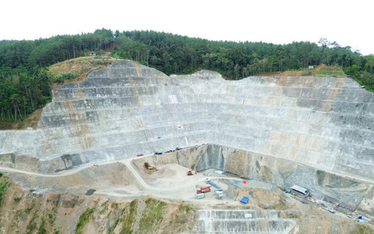 WSBP Suplai Beton Readymix ke Bendungan Bener Paket II