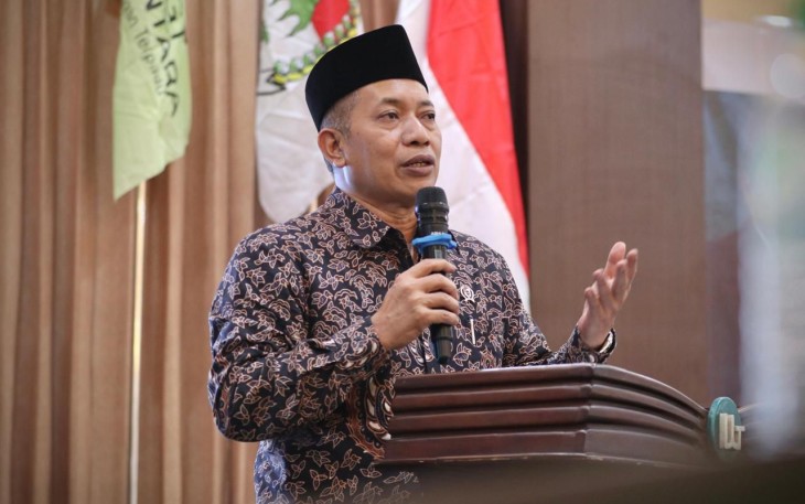 Wamenkop Ferry Juliantono dalam Diskusi Panel yang digelar oleh Koperasi Simpan Pinjam Pembiayaan Syariah Baitul Maal Wa Tamwil (KSPPS BMT) UGT Nusantara, Minggu (22/06).