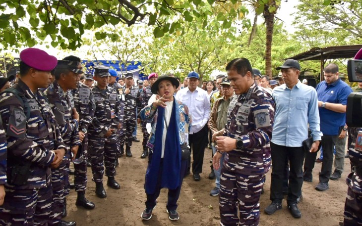 Ketua Komisi IV DPR RI, Siti Hediati Soeharto saat di lokasi, Rabu (22/1/2025).