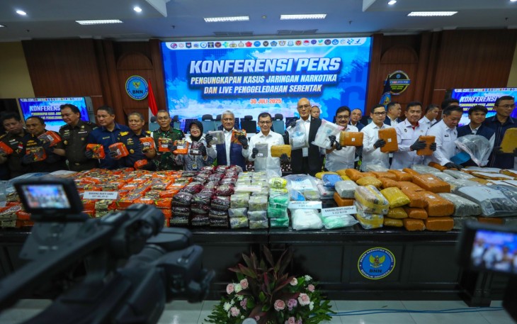 Konferensi Pers BNN RI