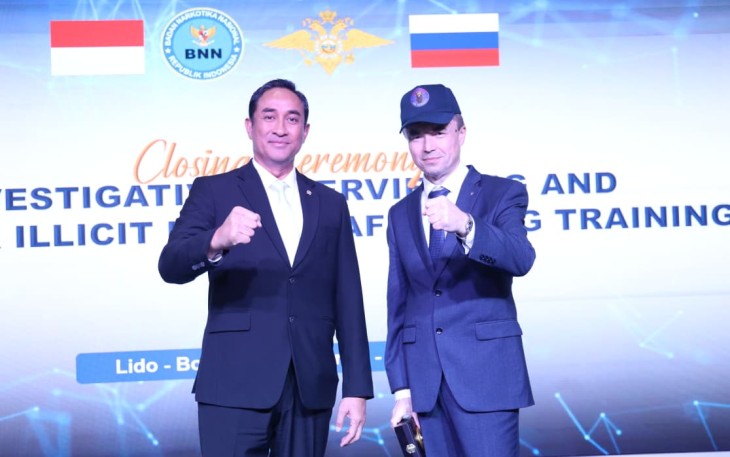 Kepala BNN RI, Suyudi Ario Seto dan Duta Besar Federasi Rusia untuk Indonesia, H.E. Mr. Sergei Tolchenov