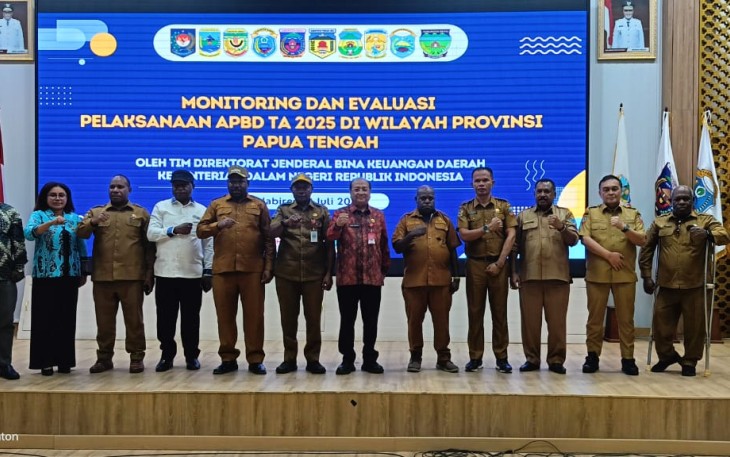 Kemendagri Dorong Pemerintah Provinsi Papua Tengah Tingkatkan Penyerapan APBD 2025