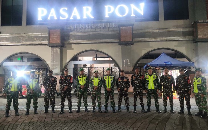Sinergi TNI dan Banser di Trenggalek