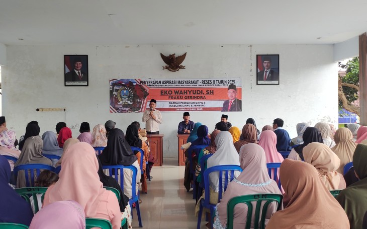 Anggota DPRD Jawa Timur, Eko Wahyudi Melakukan Reses di Dapil Lumajang-Jember
