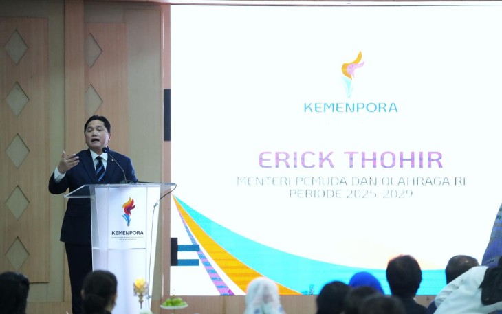 Menteri Pemuda dan Olahraga (Menpora) Erick Thohir