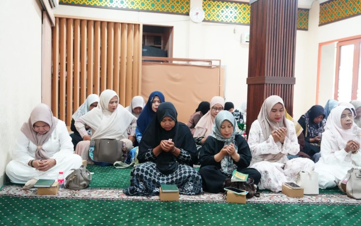 Persit KCK Koorcab Rem 052 PD Jaya Gelar Doa Bersama Serentak