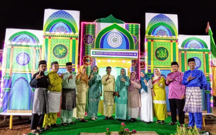 Pembukaan STQ ke VIII Desa Kuala Raya Jumat 17 Januari 2025.