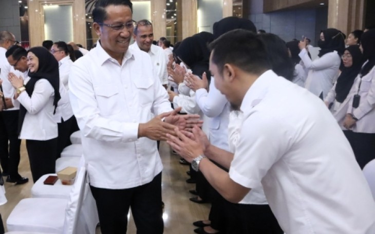 Momen Halal Bi Halal Menteri Hukum (Menkum), Supratman Andi Agtas