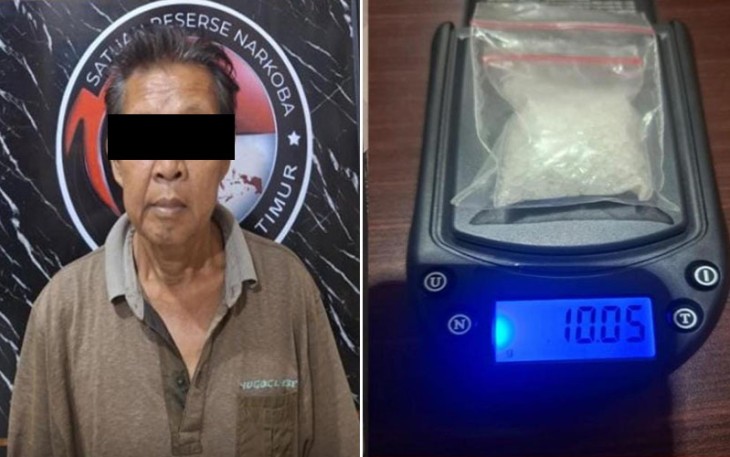 Tersangka dan barang bukti saat diamankan