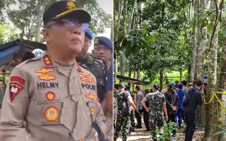 Kapolda Lampung Irjen Helmy Santika saat berada di lokasi kejadian.