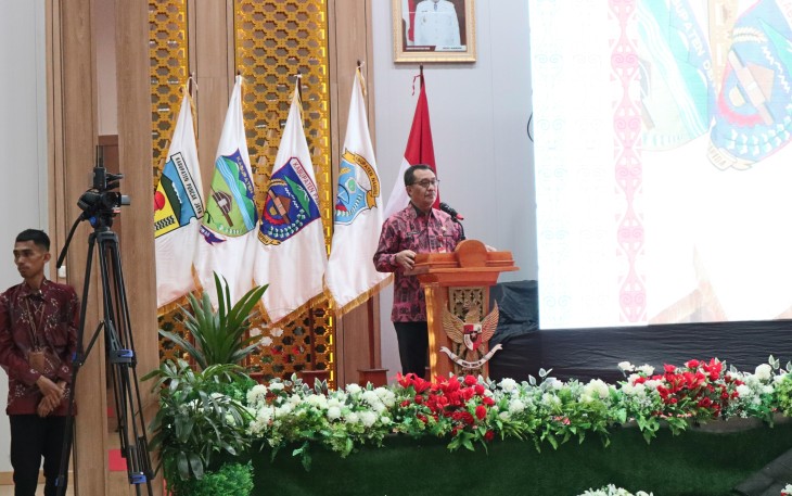Kepala Badan Strategi Kebijakan Dalam Negeri (BSKDN) Kemendagri Yusharto Huntoyungo
