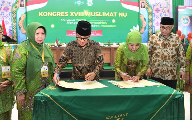 Menteri Desa dan Pembangunan Daerah Tertinggal (Mendes PDT) Yandri Susanto mengungkapkan bahwa Muslimat adalah organisasi badan otonom dari Jam’iyah Nahdlatul Ulama (NU) yang fokus terhadap isu-isu penting, salah satunya pemberdayan masyarakat desa