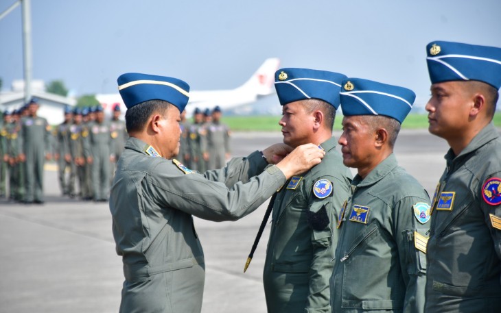 104 Prajurit Puspenerbal Naik Pangkat