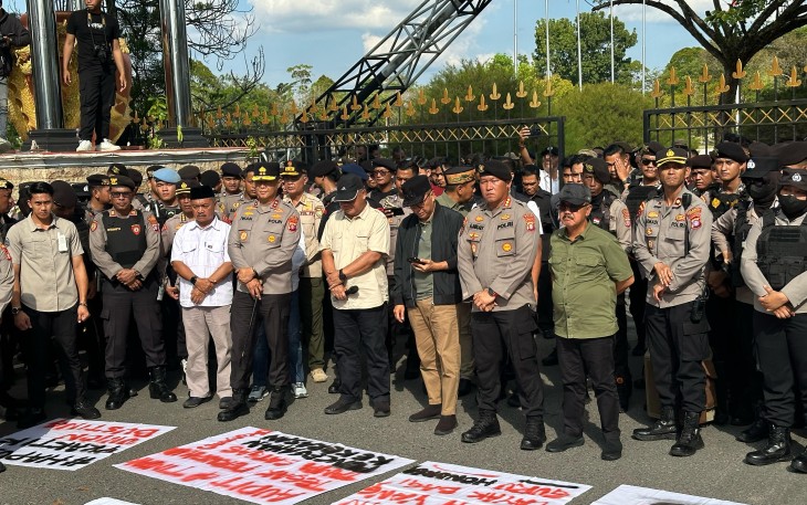 Kapolda Kalteng Apresiasi Perayaan May Day Berjalan Aman dan Damai