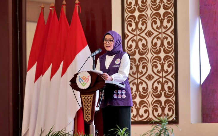 Pembina Kesekretariatan TP Posyandu Pusat Yane Ardian Bima Arya