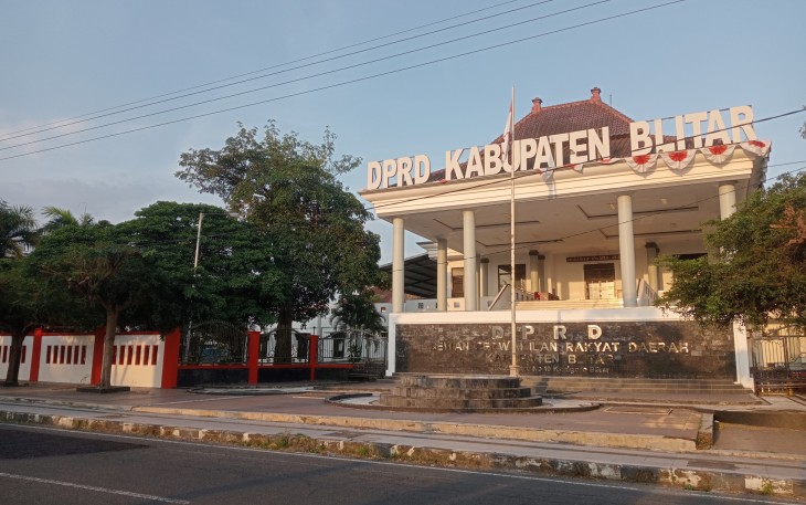 DPRD Kabupaten Blitar, Selasa (25/08/2026). (Foto : Klikwarta.com)