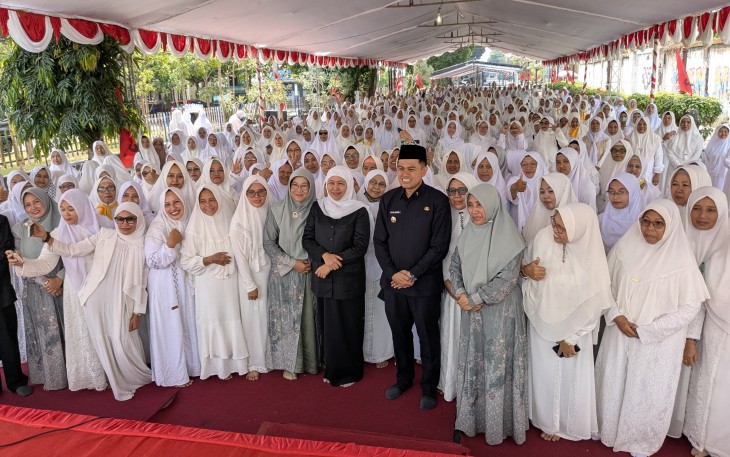 Gubernur Jatim dengan Walikota Blitar Hadiri Khataman Al Qur'an Peringati Haul Bung Karno ke-56 (Foto : ist.)