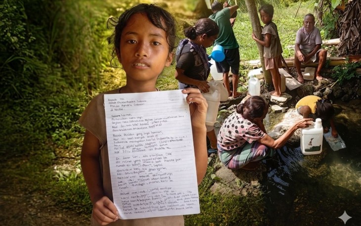 Mariani Cesilia Ane, Anak Desa Paralando Minta Bantuan Presiden