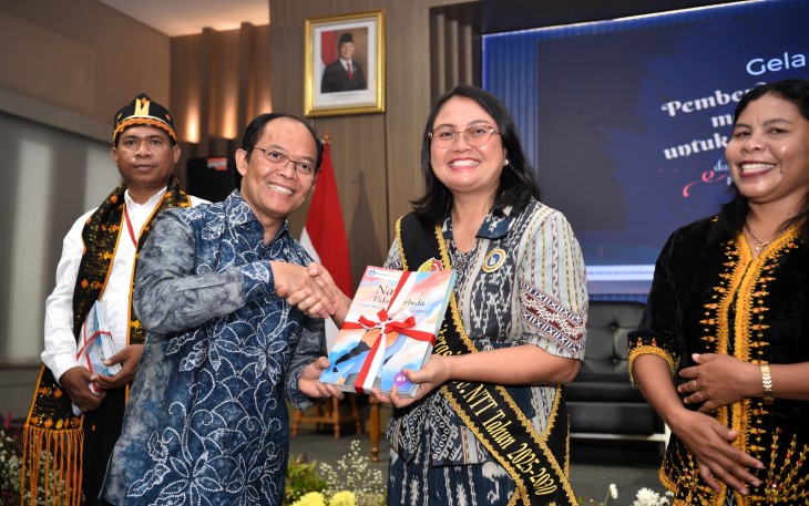 Gelar Wicara “Pemberdayaan Perempuan melalui Pendidikan untuk Meningkatkan Literasi” di Jakarta, Selasa (21/4). 