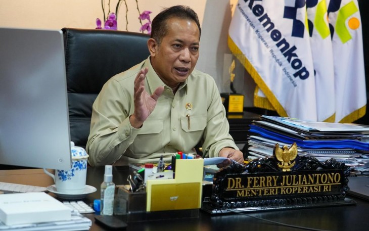 Menteri Koperasi (Menkop) Ferry Juliantono 