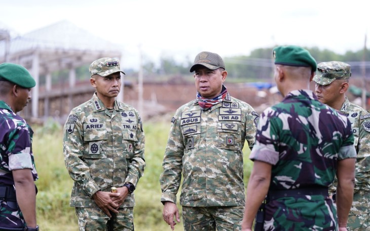 Panglima TNI Tinjau Yonif TP 890/Gardha Sakti di Garut Jawa Barat