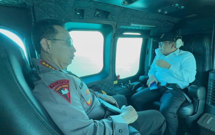 Kapolri Jenderal Listyo Sigit Prabowo saat Cek Kesiapan Arus Mudik Pelabuhan Merak