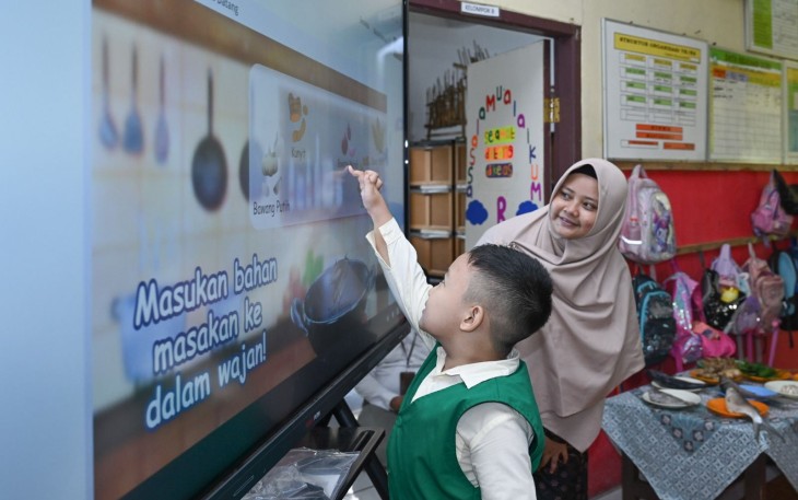 Antusias siswa mengikuti pembelajaran di sekolah 