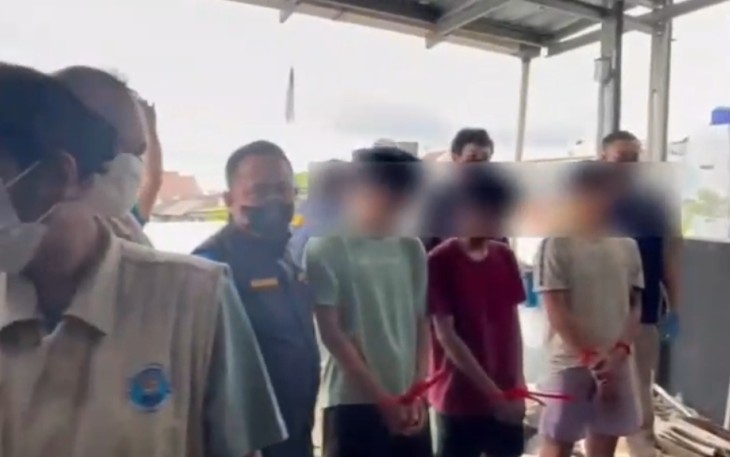 BNN amankan 3 pelaku pembuat narkoba di Tangerang, Jum'at (9/1)
