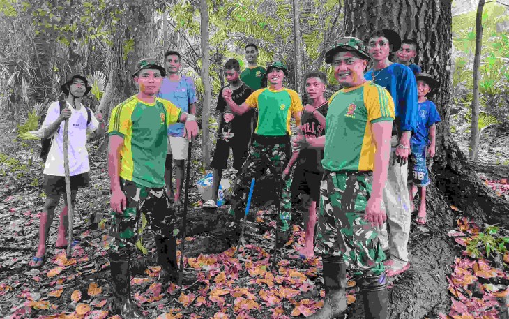 Tanam pohon di perbatasan 