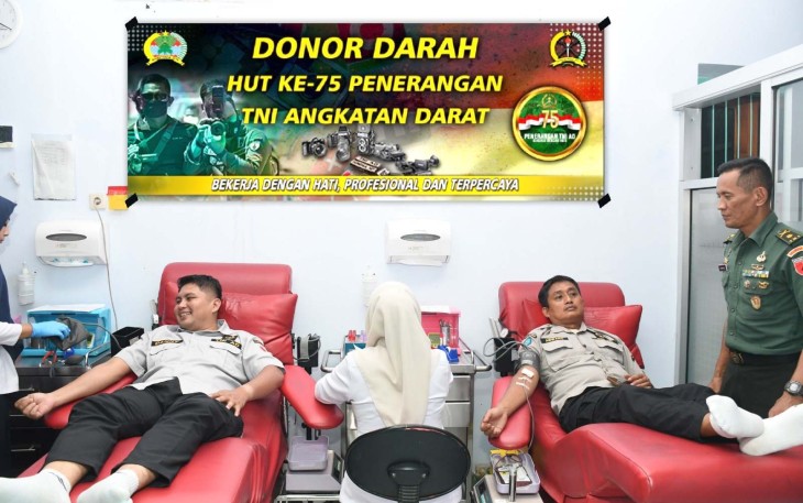 Donor darah Penrem 081/DSJ 