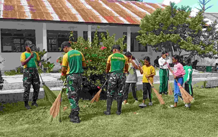 Karya bakti humanis di perbatasan 