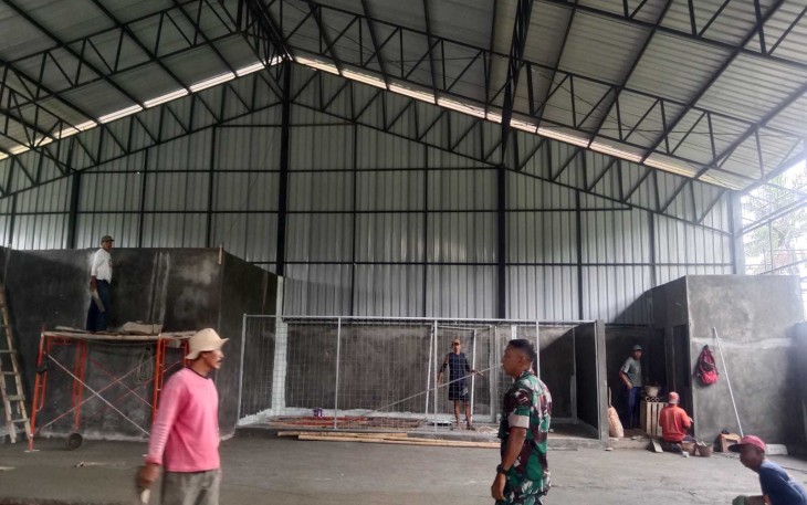 Pasiops Kodim Pacitan Kapten Inf Totok tinjau progres pembangunan KDKMP di wilayah 