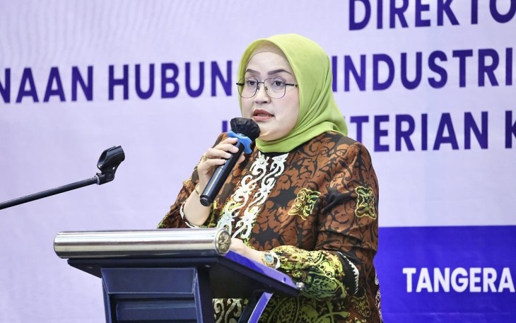 Dirjen Pembinaan Hubungan Industrial dan Jamsostek Kemnaker, Indah Anggoro Putri