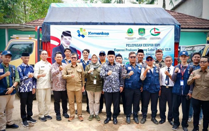 Pelepasan Ekspor Kopi Koperasi Produsen Gunung Luhur Berkah ke Aljazair, Sabtu (17/1)