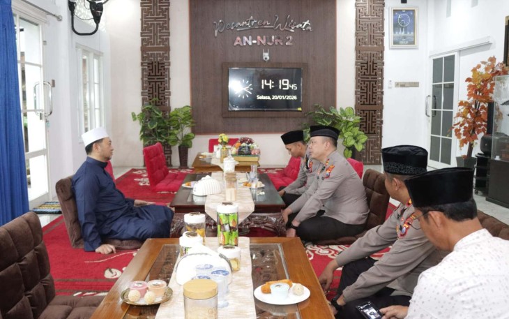 Kapolres Malang AKBP Muhammad Taat Resdi jalin silaturahmi bersama ulama
