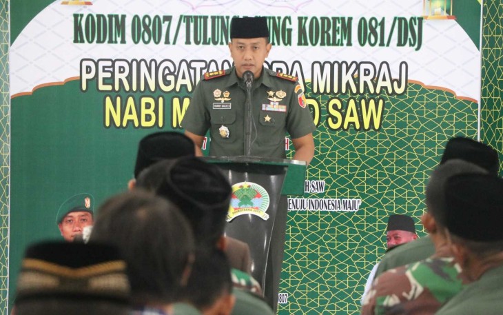 Dandim 0807/Tulungagung Letkol Arh Hanny Galih Satrio 