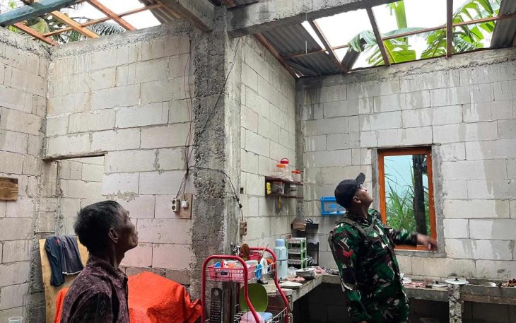 Rumah warga binaan terdampak bencana