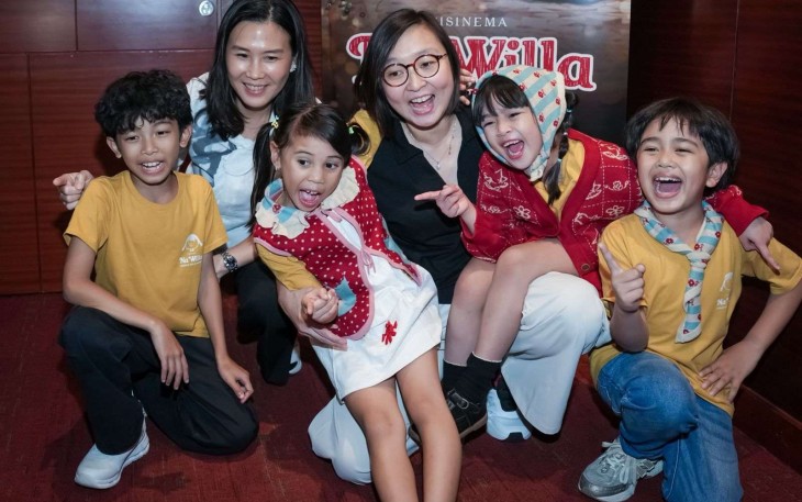 Wakil Menteri Ekonomi Kreatif, Irene Umar, menghadiri pemutaran terbatas film Na Willa di Plaza Indonesia, Jakarta, Selasa (17/03/2026).