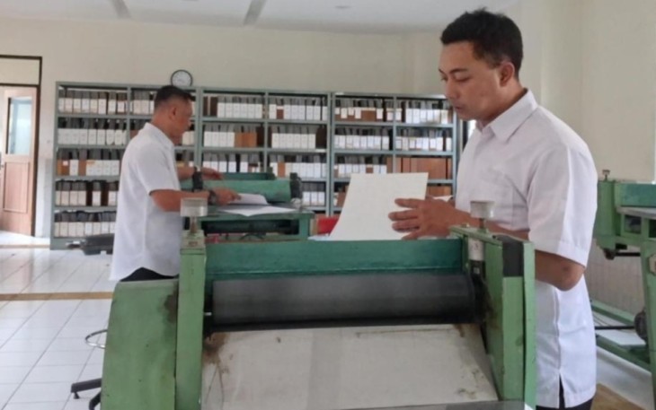 Percetakan Literasi Braille Sentra Wyata Guna Bandung