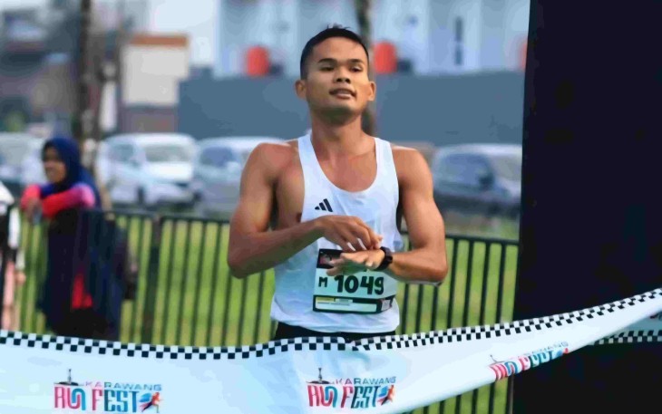 Atlet lari Divif 1 Kostrad