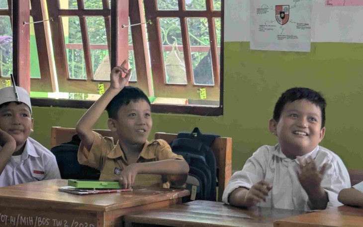 Antusias siswa pembelajaran di kelas