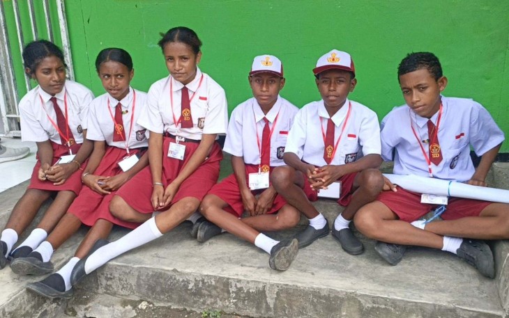 Siswa Kabupaten Kepulauan Yapen mengikuti TKA 