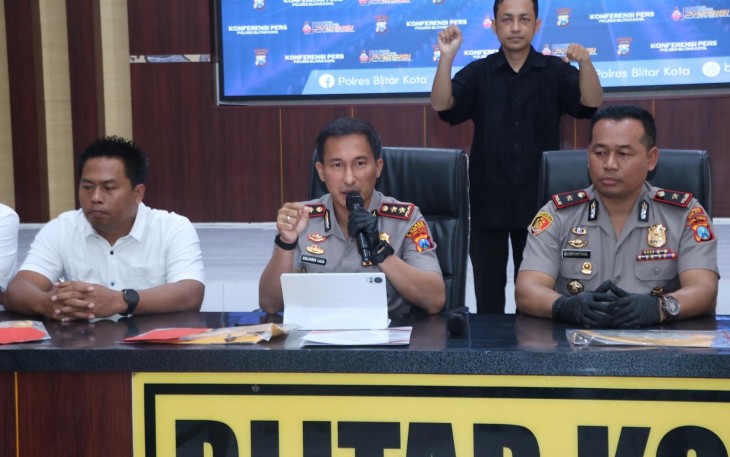 Kapolres Blitar Kota AKBP Kalfaris Triwijaya Lalo