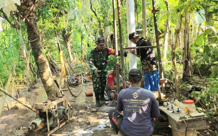 Pembuatan sumur bor desa Sukorejo