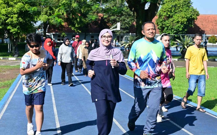 Olahraga ceria Lanud Husein Sastranegara Bandung