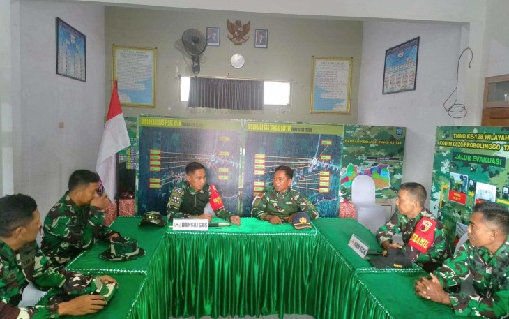Dansatgas TMMD Ke-128 Kodim 0820/Probolinggo Letkol Inf Ribut Yodo Apriantono