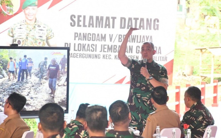 Pangdam V Brawijaya Mayjen TNI Rudy Saladin