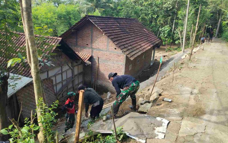 Pengerjaan TPJ Kodim Trenggalek