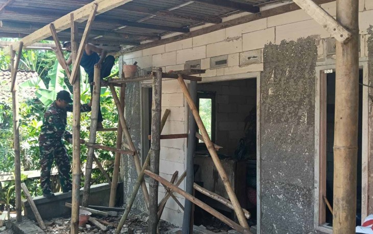 Pembangunan RTLH warga Dusun Klagin