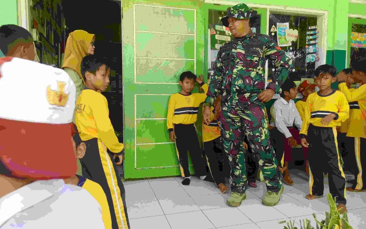 Sinergi dunia pendidikan di lokasi TMMD
